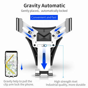 FLOVEME Gravity Car Phone Holder Air Vent Mount