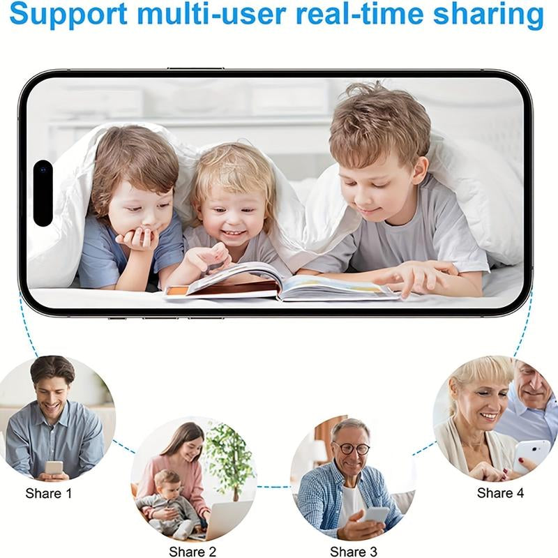 Intelligent High-Definition Camera, IP Camera, Internal Security, Baby Monitor, Movie Shooting,Anytime, Anywhere, Butler'S Good Helper Can Remotely View