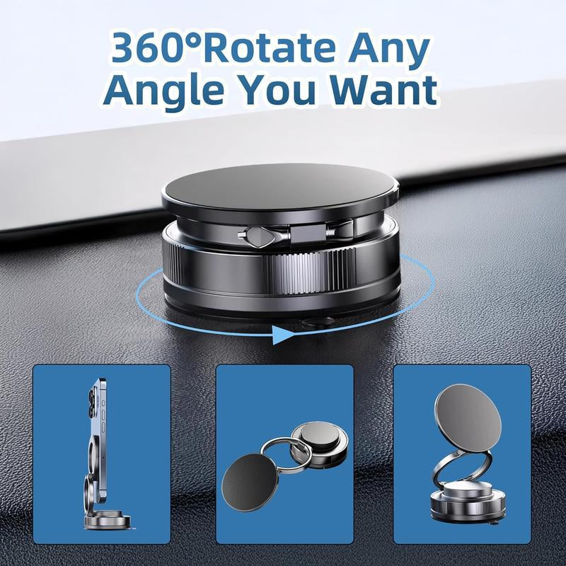 Adjustable Vacuum Magnetic Phone Holdersuction Cup Phone Mount for Magsafe, Portablecell Phone Holder for Car,Makeup/Gym/Mirror, Fitfor All Iphone Iphone 11 and above Fathersdaygift