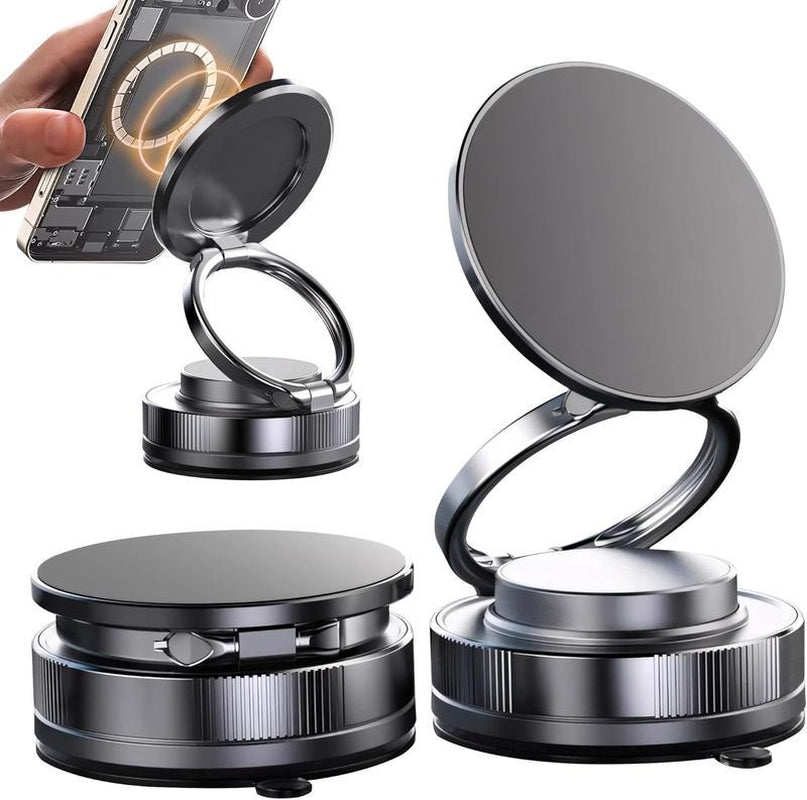 Adjustable Vacuum Magnetic Phone Holdersuction Cup Phone Mount for Magsafe, Portablecell Phone Holder for Car,Makeup/Gym/Mirror, Fitfor All Iphone Iphone 11 and above Fathersdaygift
