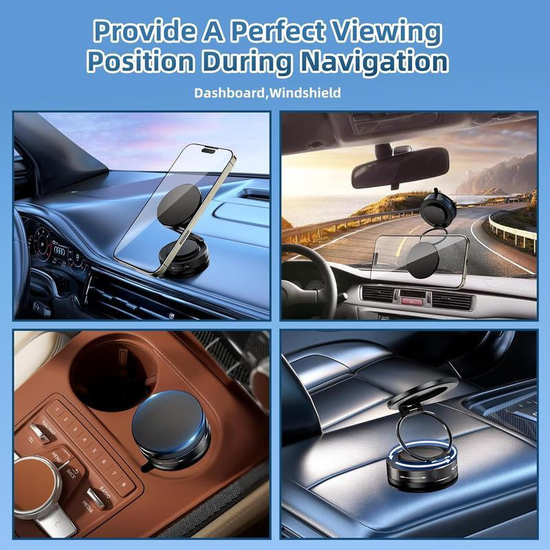 Adjustable Vacuum Magnetic Phone Holdersuction Cup Phone Mount for Magsafe, Portablecell Phone Holder for Car,Makeup/Gym/Mirror, Fitfor All Iphone Iphone 11 and above Fathersdaygift